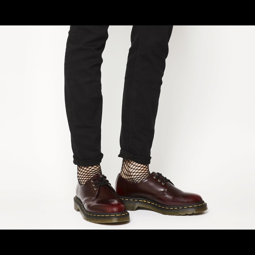Dr Martens 3-Eye Gibson Flat Shoes
